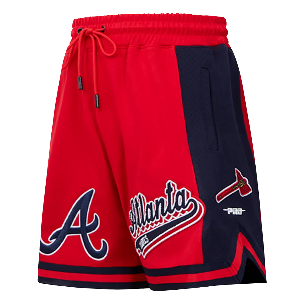 MLB ATLANTA BRAVES SCRIPT TAIL MEN'S DK 2.0 SHORT (RED/MIDNIGHT NAVY/RED)