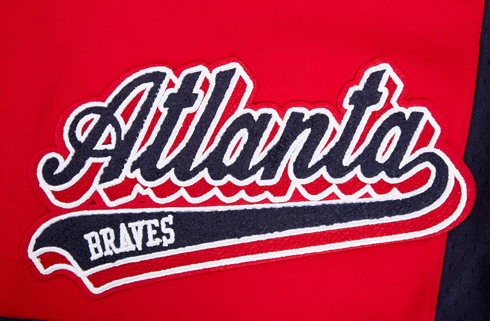 MLB ATLANTA BRAVES SCRIPT TAIL MEN'S DK 2.0 SHORT (RED/MIDNIGHT NAVY/RED)