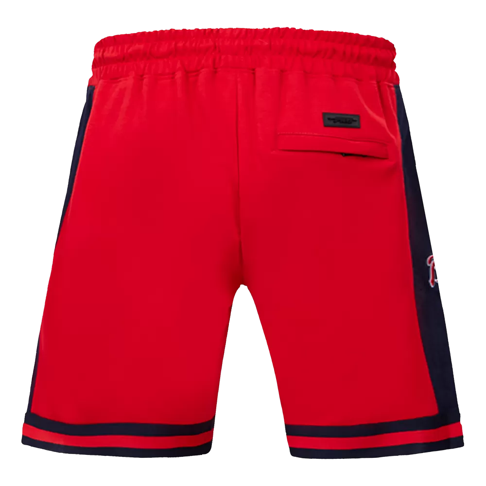 MLB ATLANTA BRAVES SCRIPT TAIL MEN'S DK 2.0 SHORT (RED/MIDNIGHT NAVY/RED)