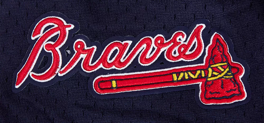 MLB ATLANTA BRAVES SCRIPT TAIL MEN'S DK 2.0 SHORT (RED/MIDNIGHT NAVY/RED)