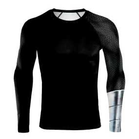 Mortal Kombat 'Kano' Elite Long Sleeve Compression Rashguard