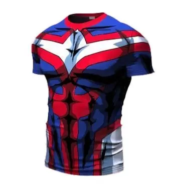 My Hero Academia 'All Might' Short Sleeve Compression RashGuard