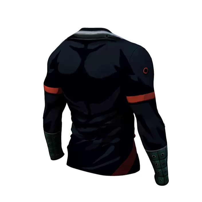 My Hero Academia Compression 'Bakugo ' Premium Long Sleeve Rashguard