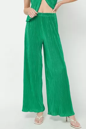 NE Pleated Straight Leg Pant