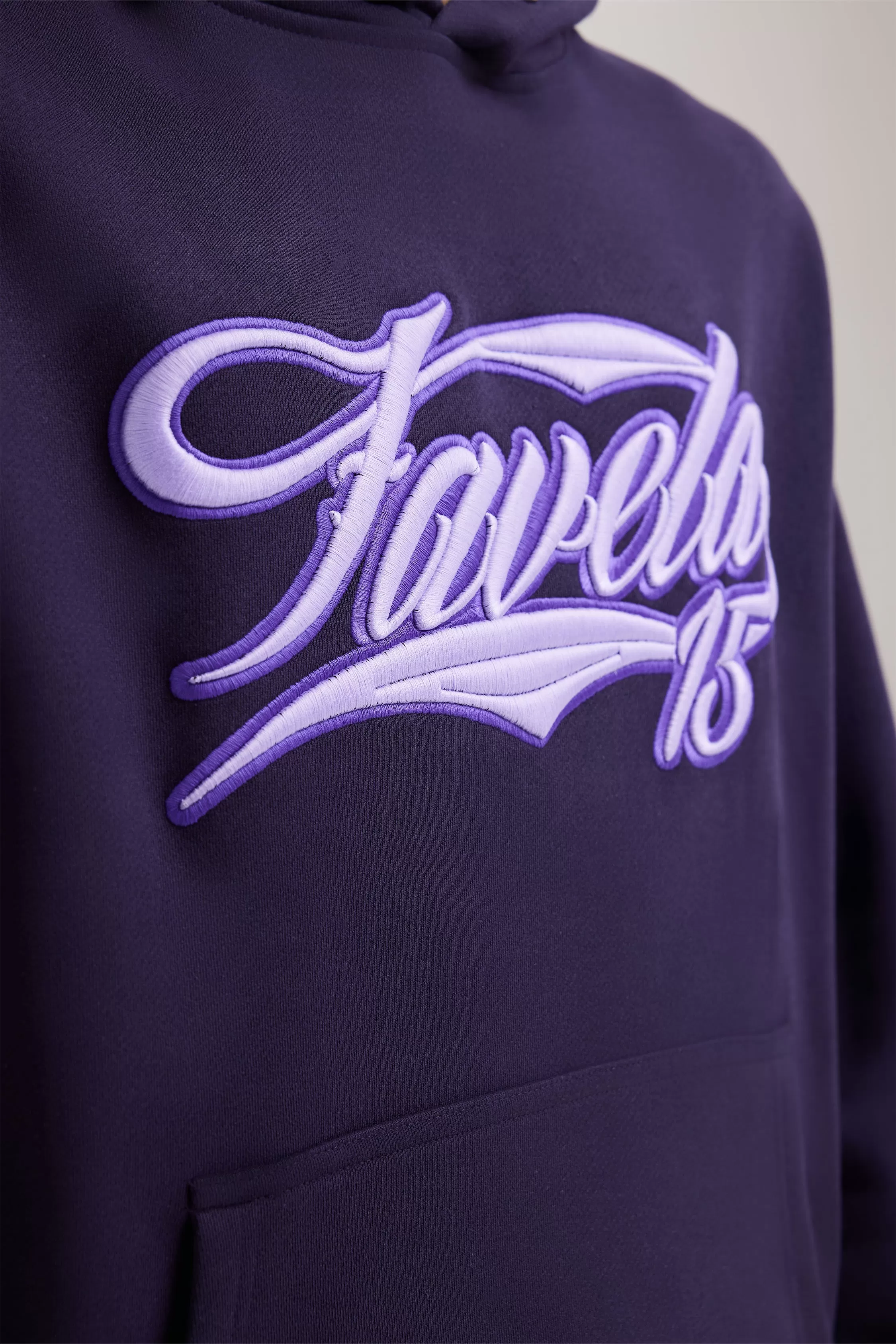 NEW 3D COLLEGE PLUM SNAP BUTTON HOODIE