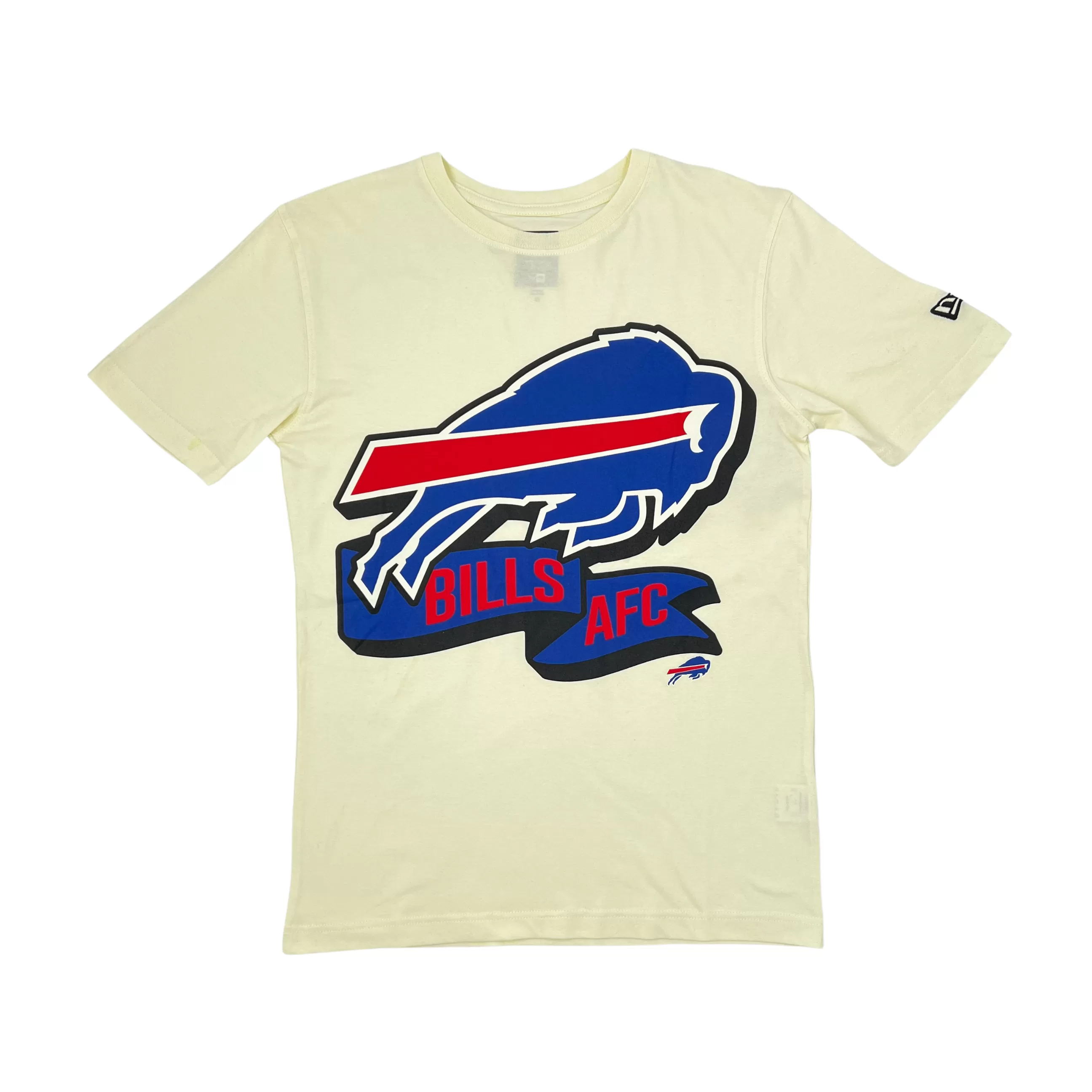 New Era Bills AFC Cream 2022 Sideline Short Sleeve Shirt