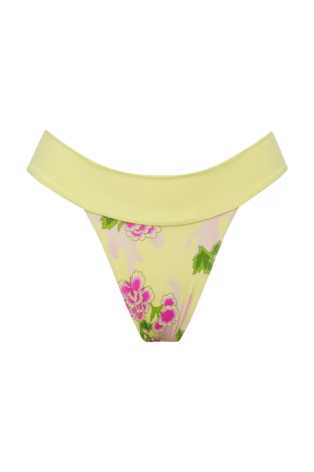 Nick Floral Cheeky Bikini Bottom - Mojito