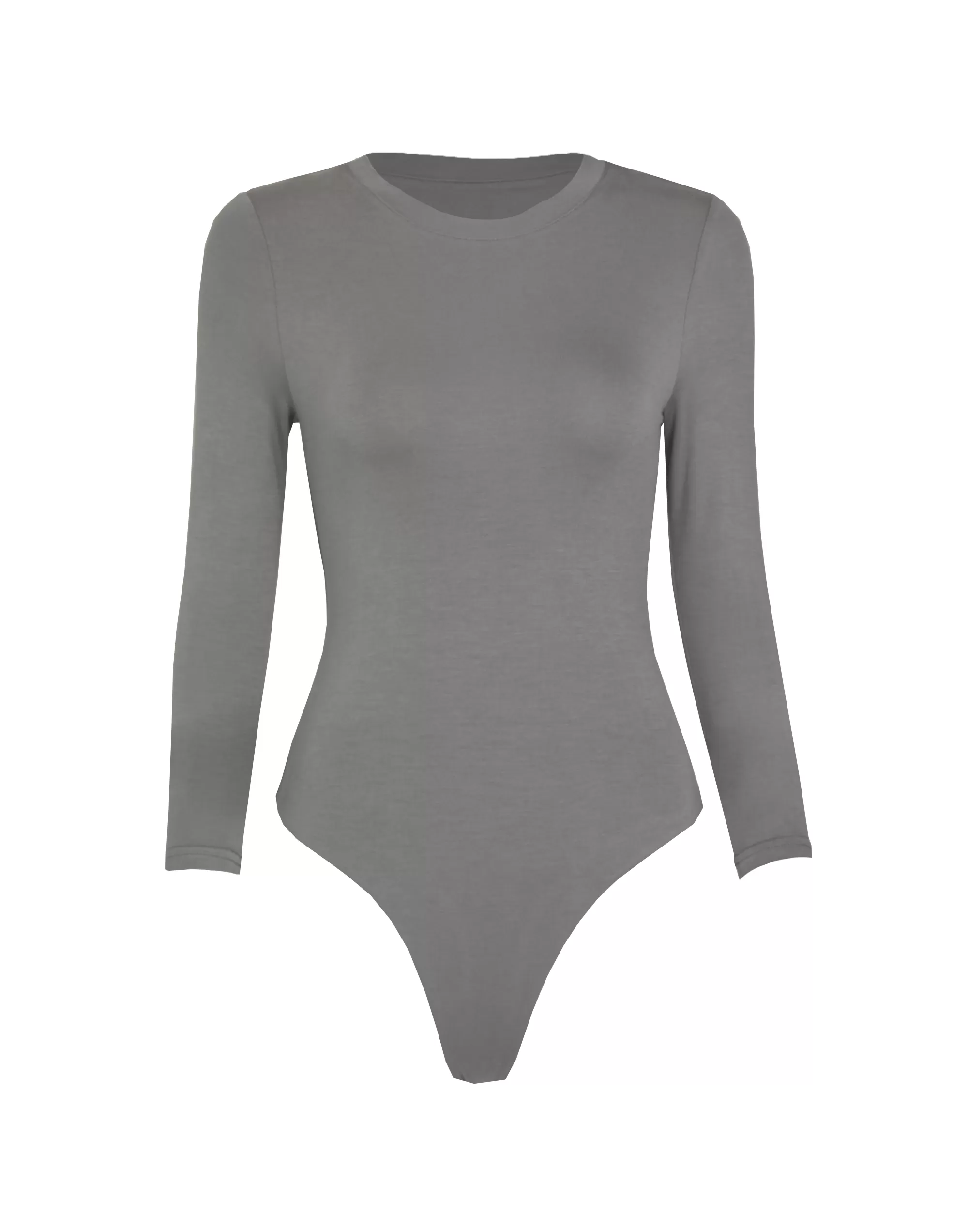 Nighthawk Long Sleeve Bodysuit (Charcoal)