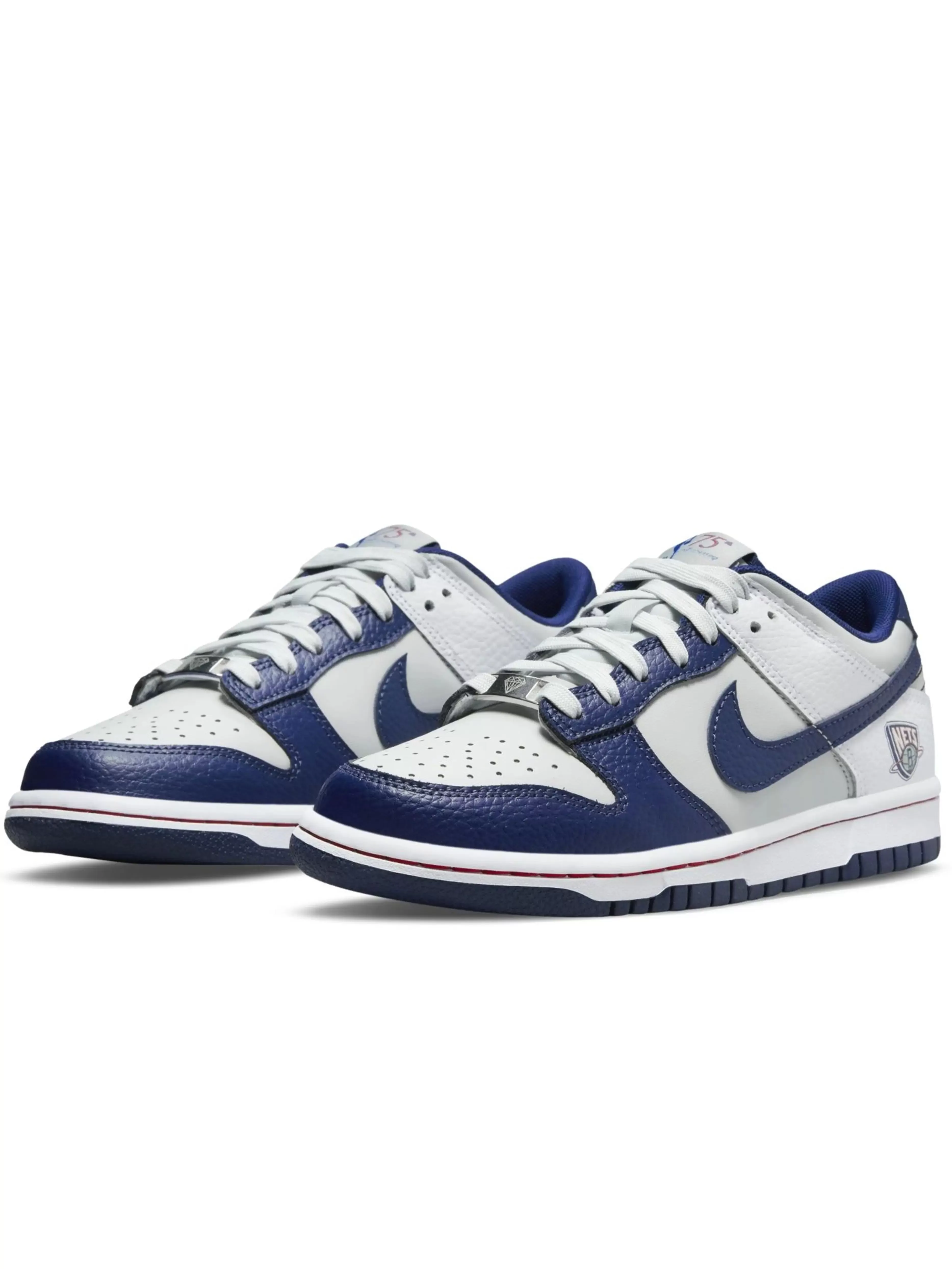 Nike Dunk Low EMB NBA 75th Anniversary Nets