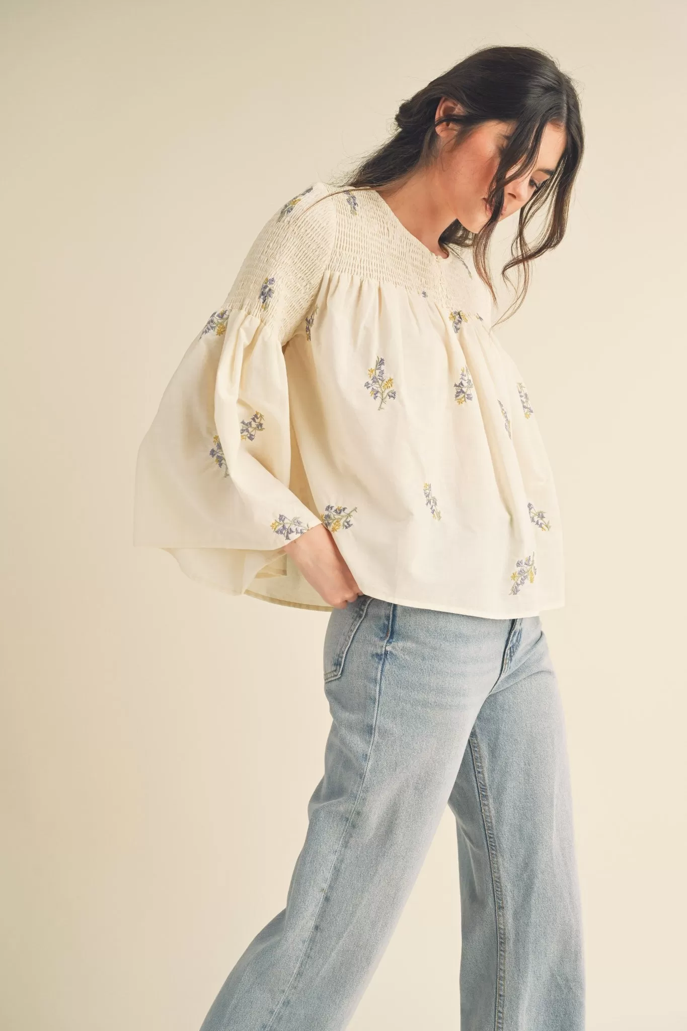 Norah Embroidered Top