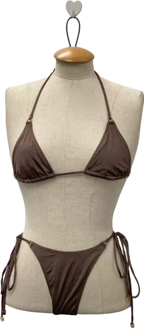 Nude Attitude Brown Bikini Set XS/S UK 6-8