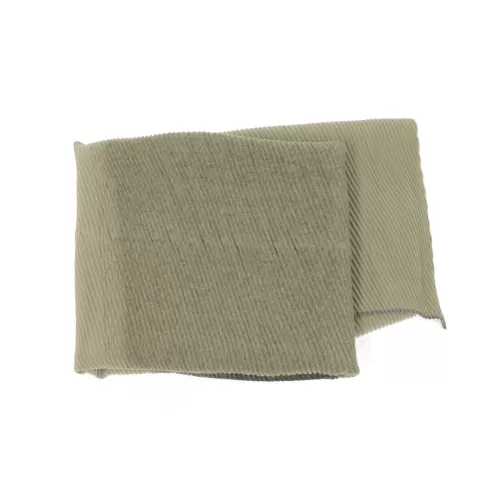 Ombre Pleated Scarf - Olive