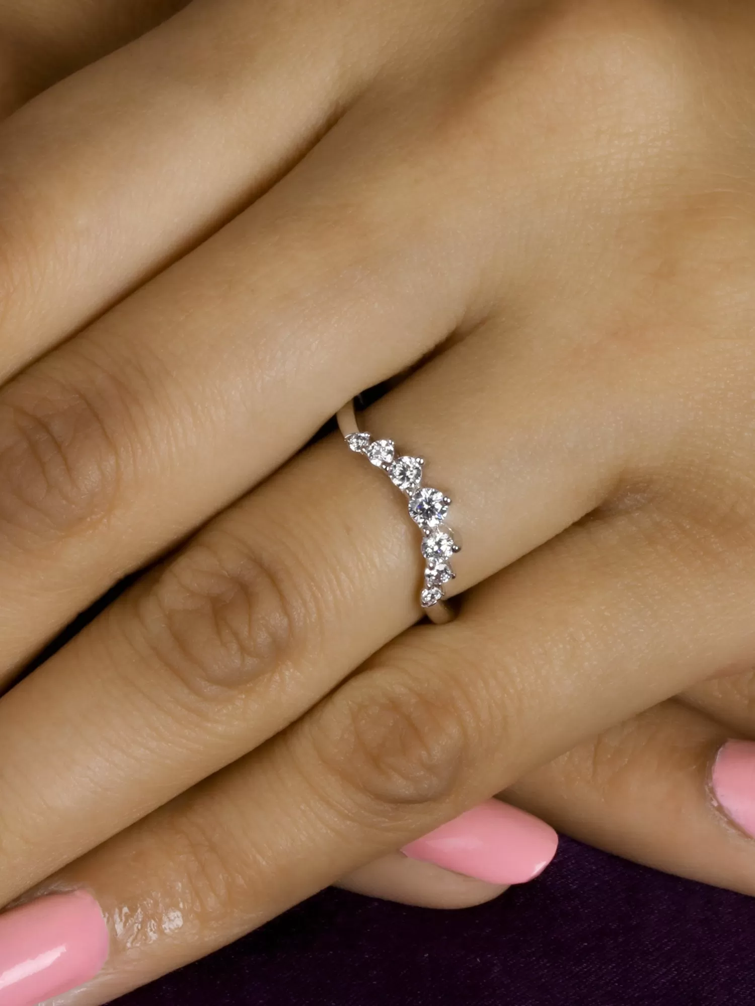 Ornate Promise Love Band Ring