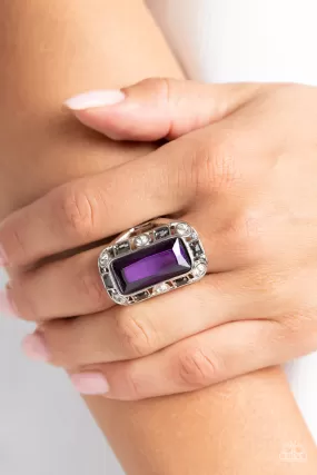 Paparazzi Radiant Rhinestones Purple Ring