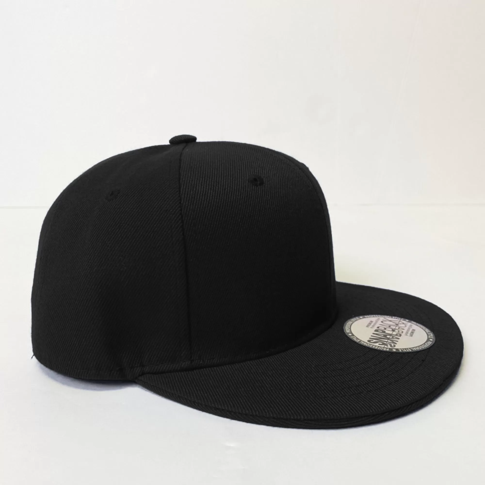 Plain Snapback 5 Panel Hat