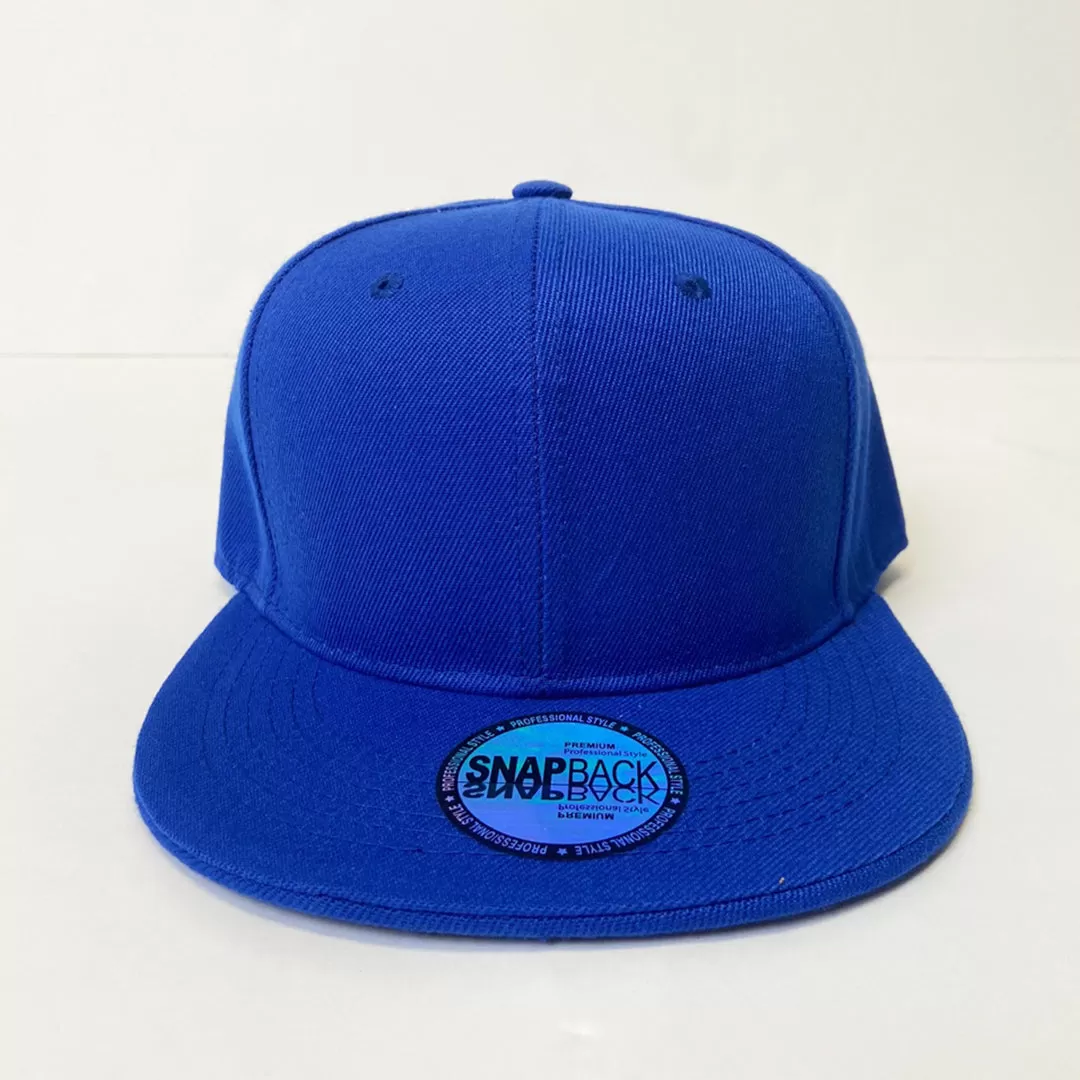 Plain Snapback 5 Panel Hat