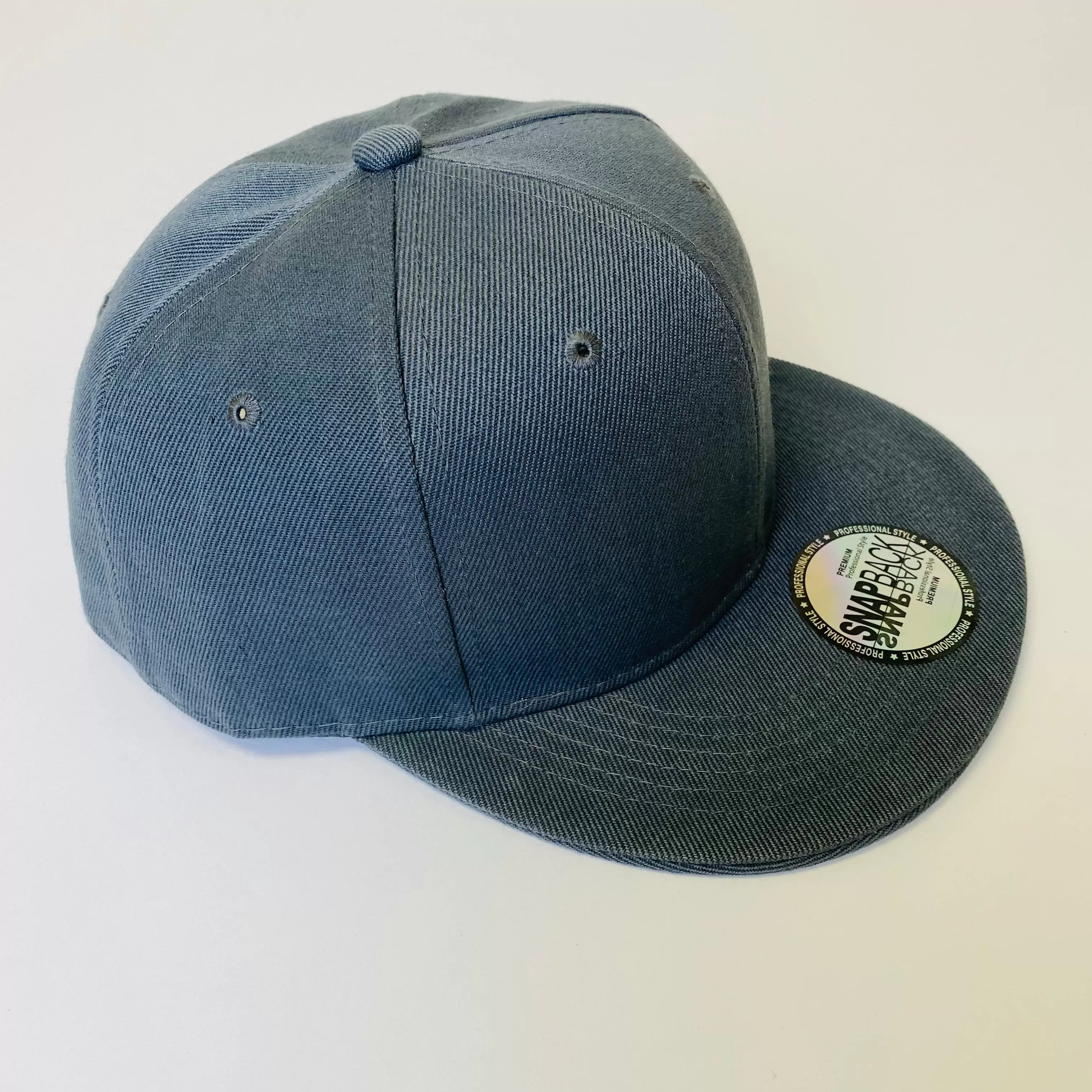 Plain Snapback 5 Panel Hat