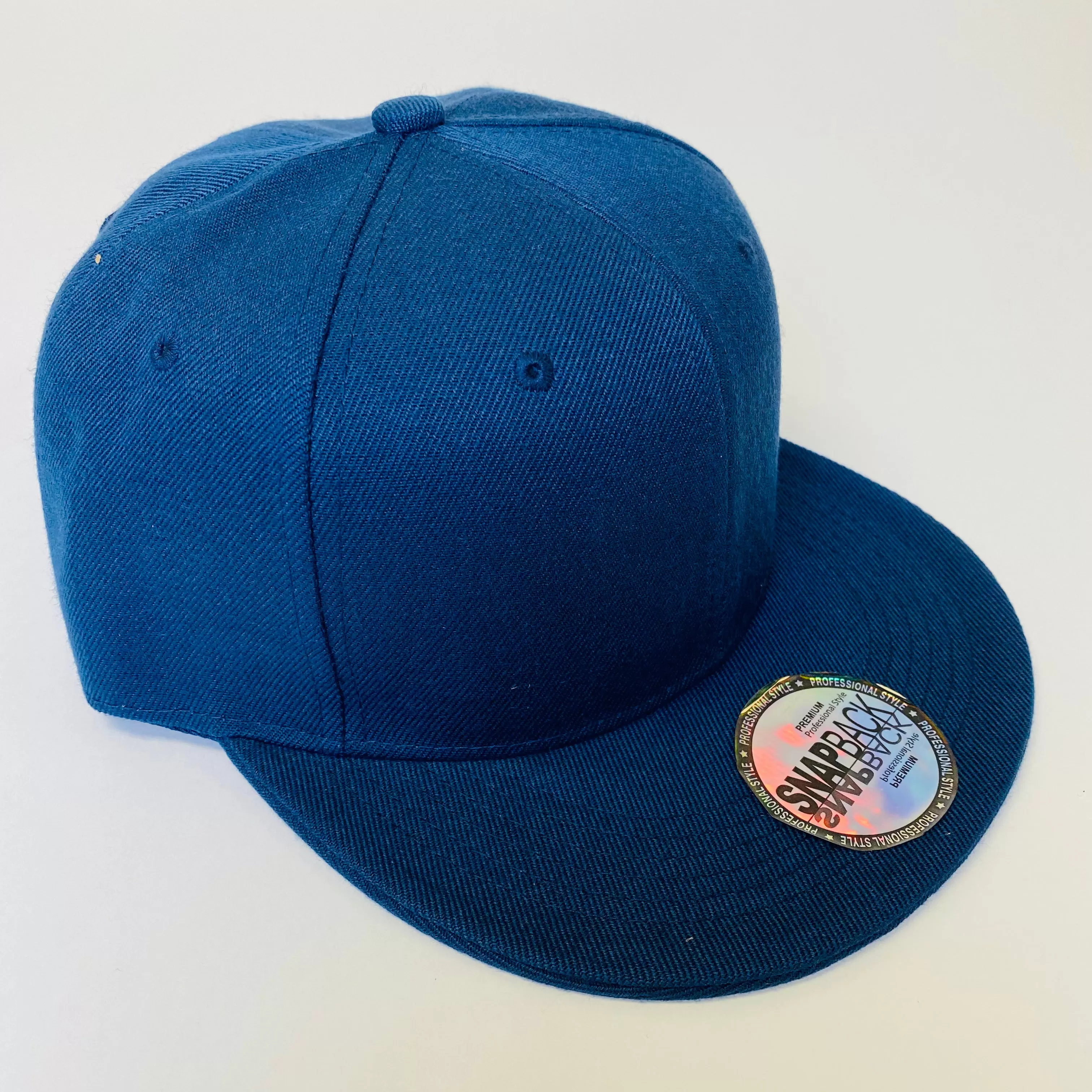 Plain Snapback 5 Panel Hat