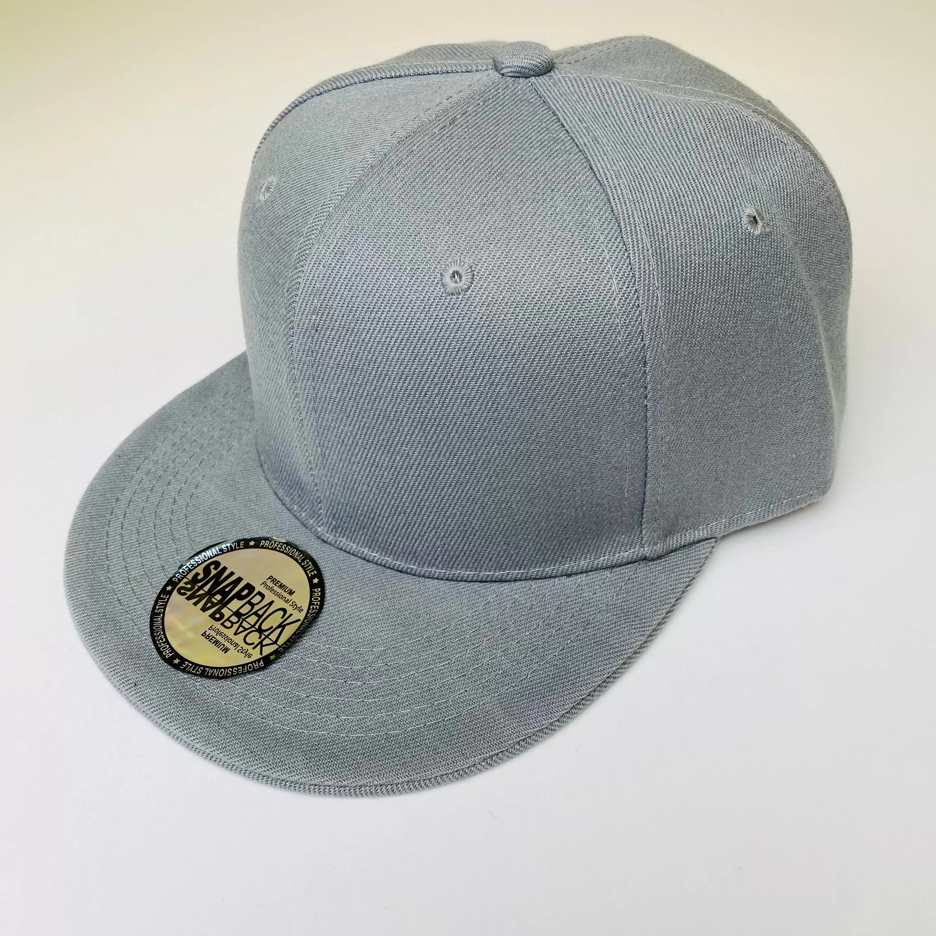 Plain Snapback 5 Panel Hat