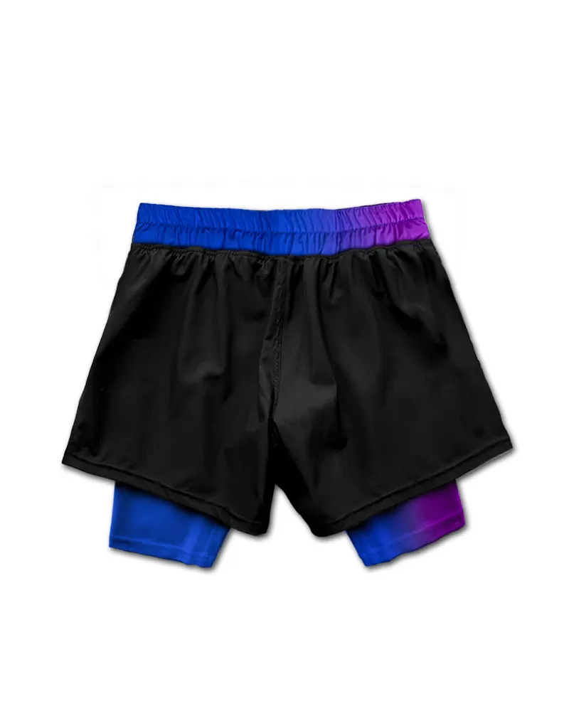 Player 1 2-in-1 Fight Shorts