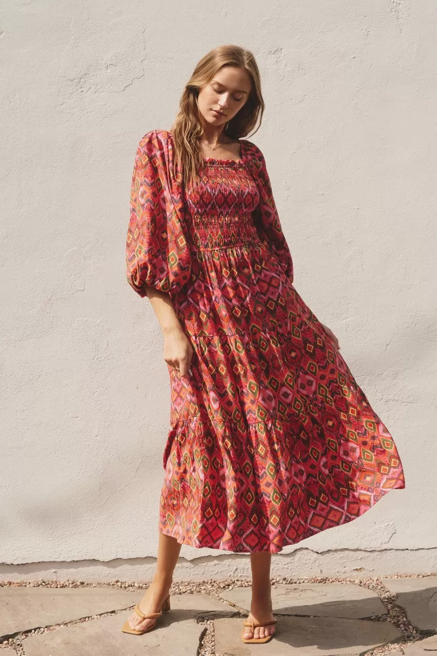 Positano Midi Dress