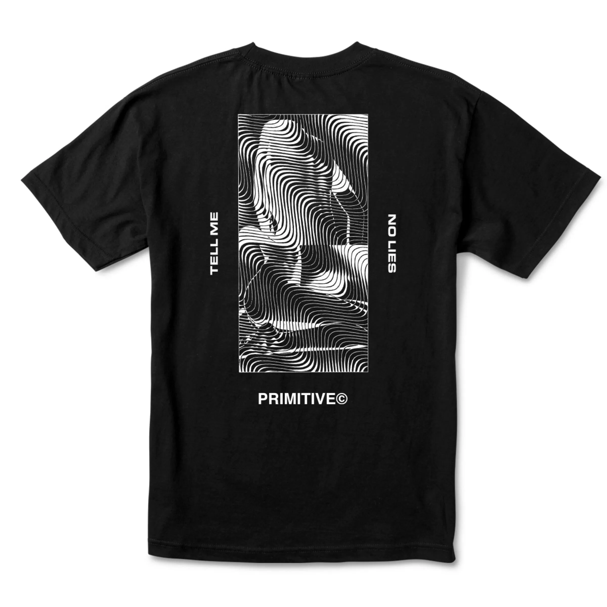 Primitive Optical Tee in Black