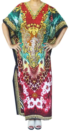 Printed Womens Caftan Maternity Dress