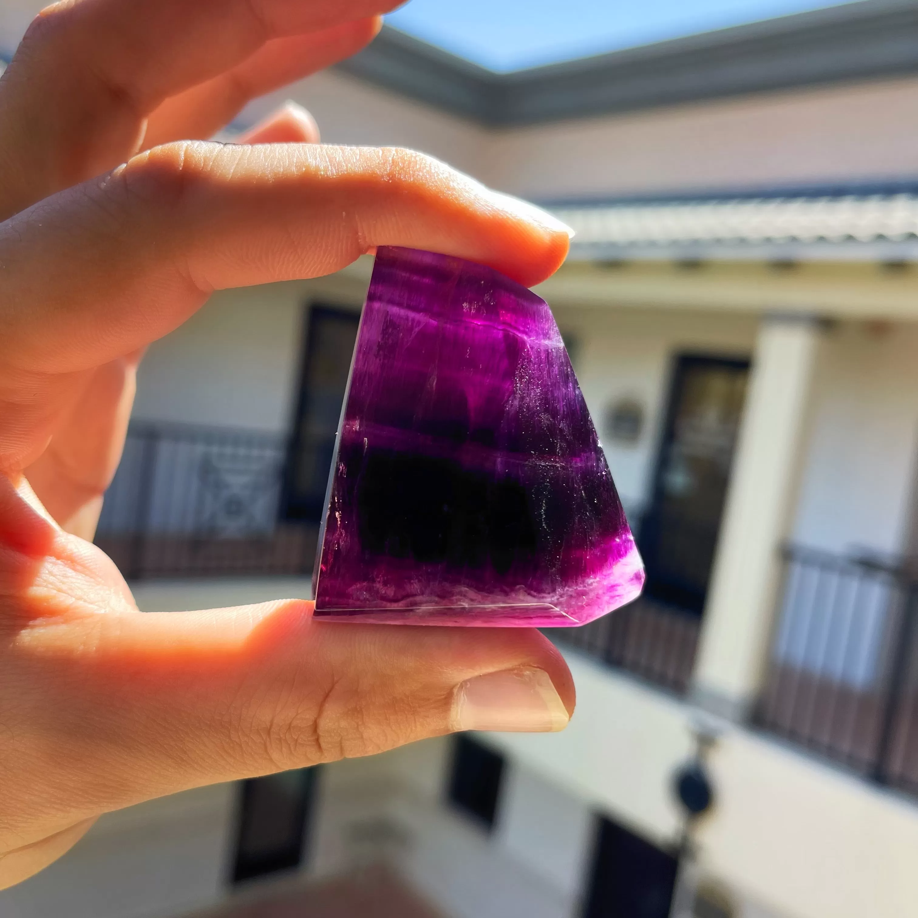 Purple Fluorite Freeform