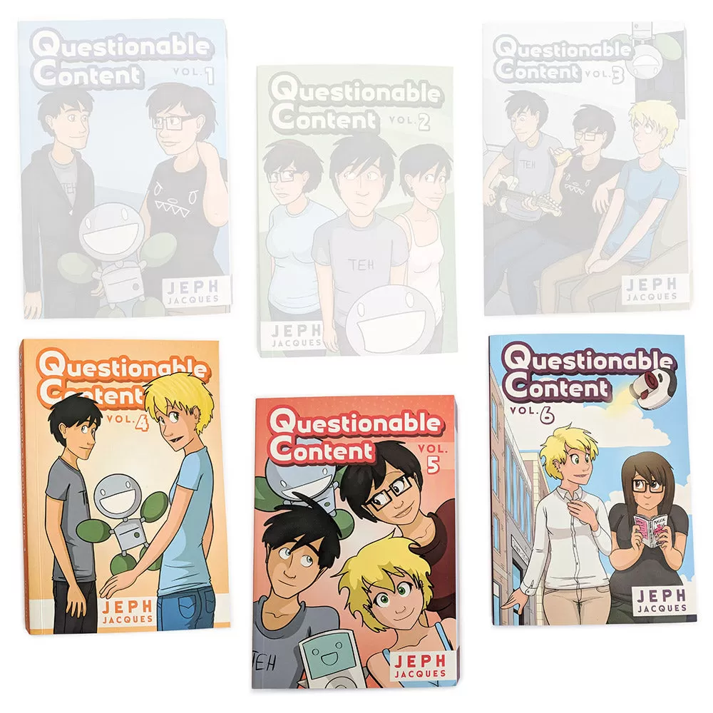 Questionable Content Book Combos!