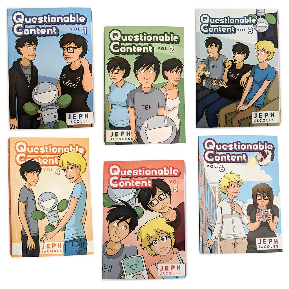 Questionable Content Book Combos!