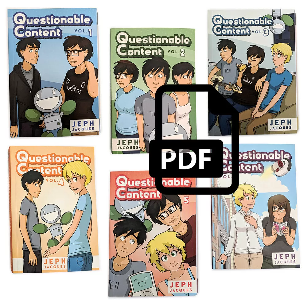 Questionable Content Book Combos!