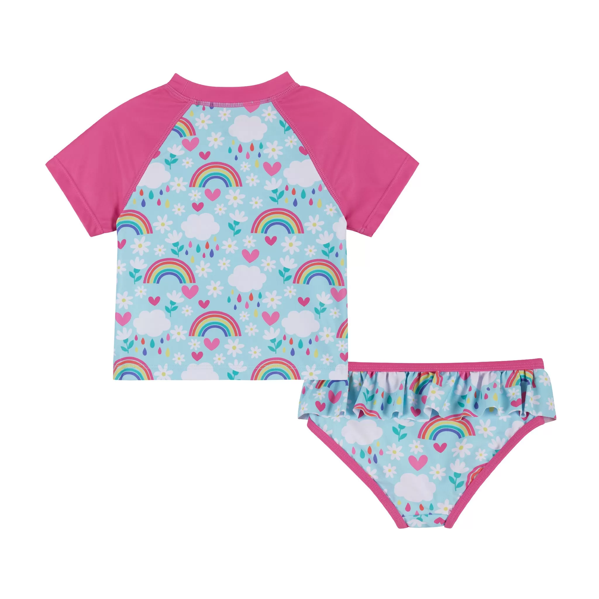 Rashguard Set | Hearts and Rainbows