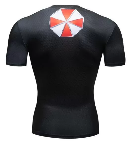 Resident Evil 'Umbrella Corp' Premium Short Sleeve Compression Rashguard