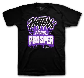 Retro 13 Court Purple Haters Never Prosper Shirt