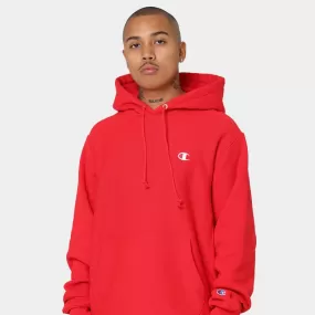 REVERSE WEAVE HOODIE RED