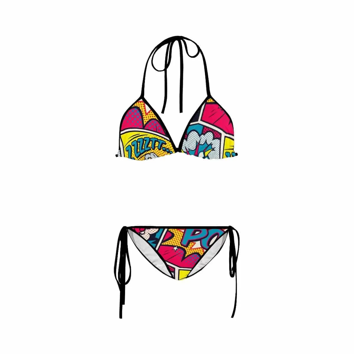 [S-5XL] Custom Pattern Bikini Swimsuit Just Uplode Your Picture Women's Two Piece Bathing Suit Summer Beach Pool Outfits