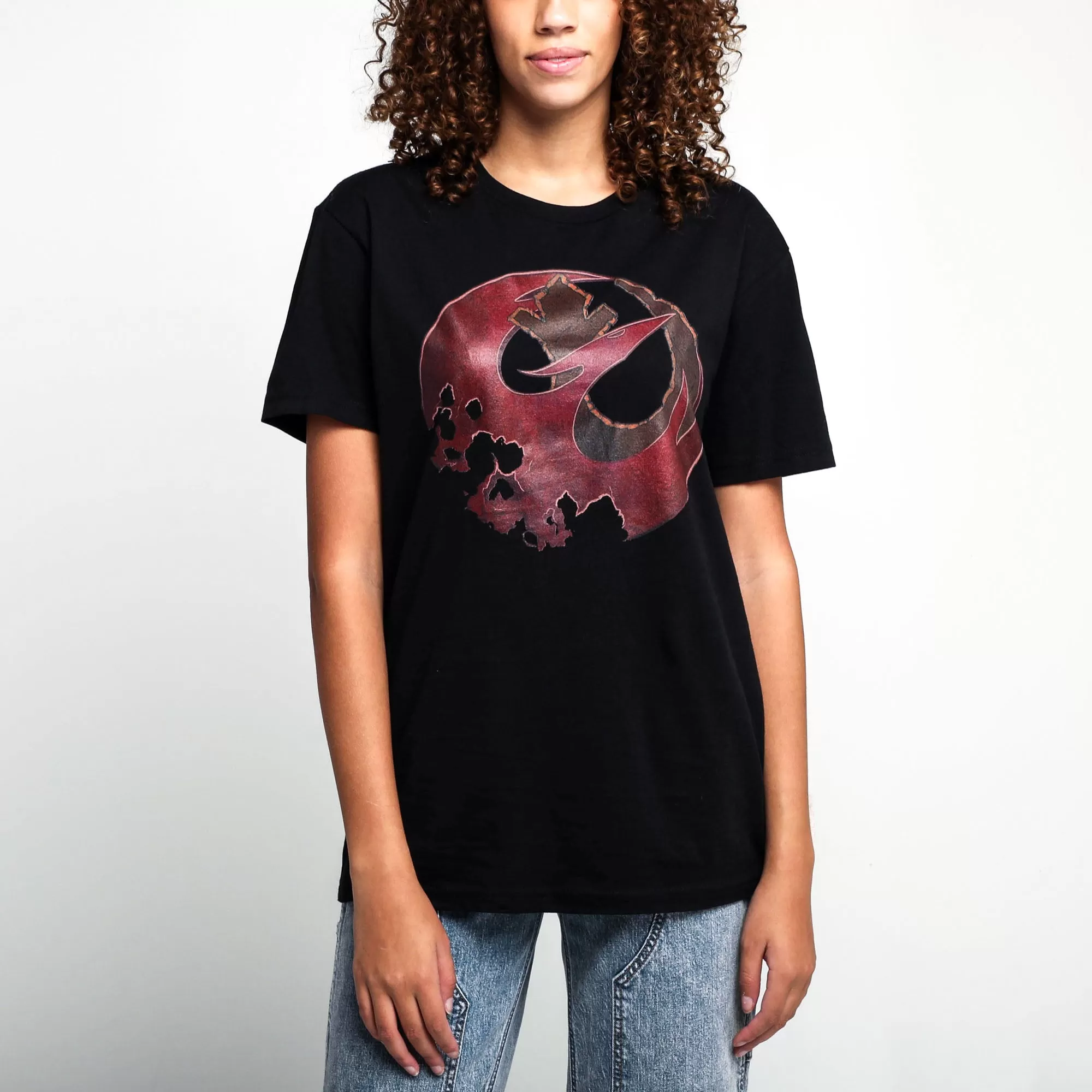 Sabine Phoenix Rebel Symbol Black Tee