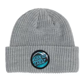 Santa Cruz Wave Dot Beanie - Heather Grey