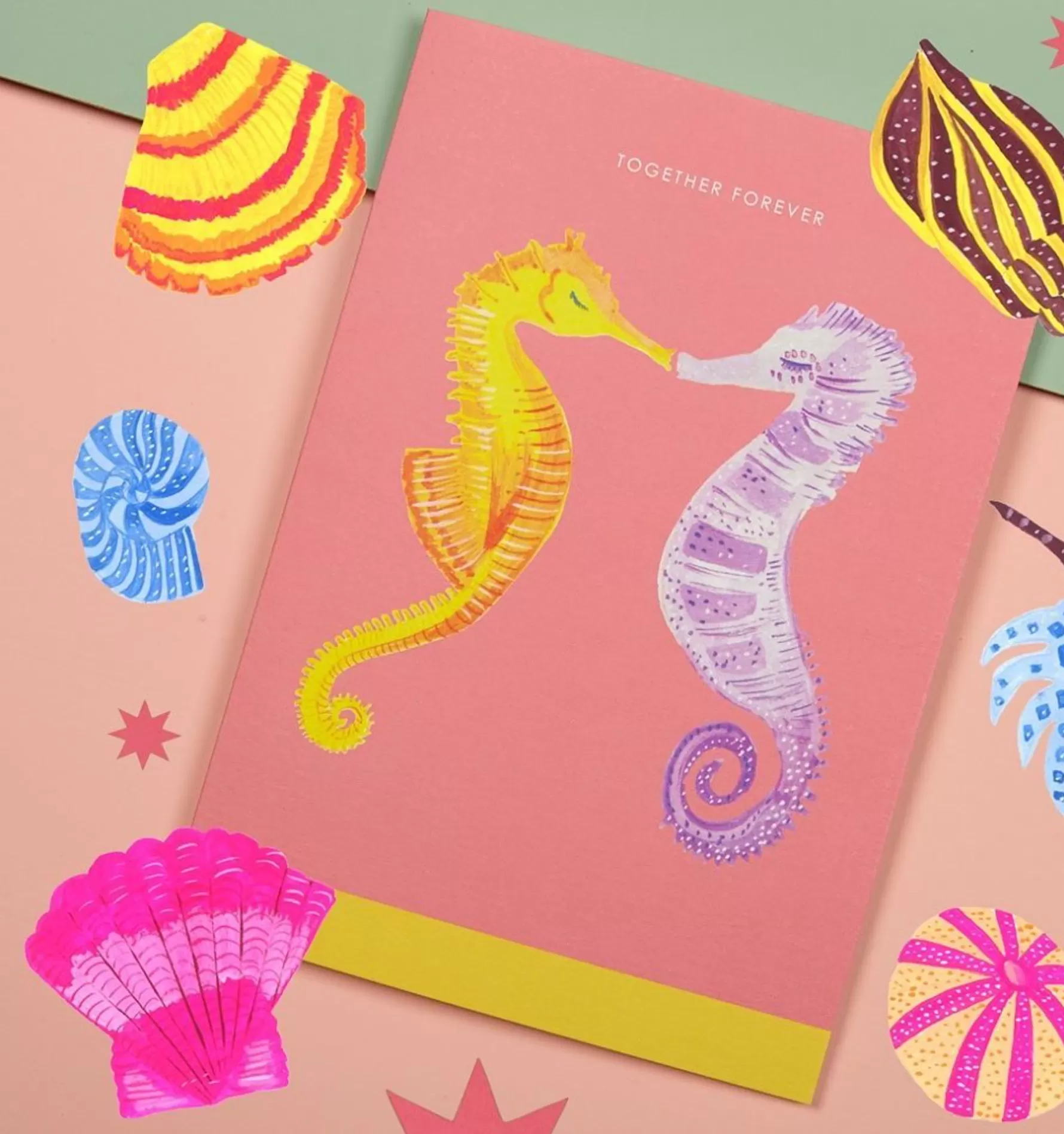  Seahorses  Card