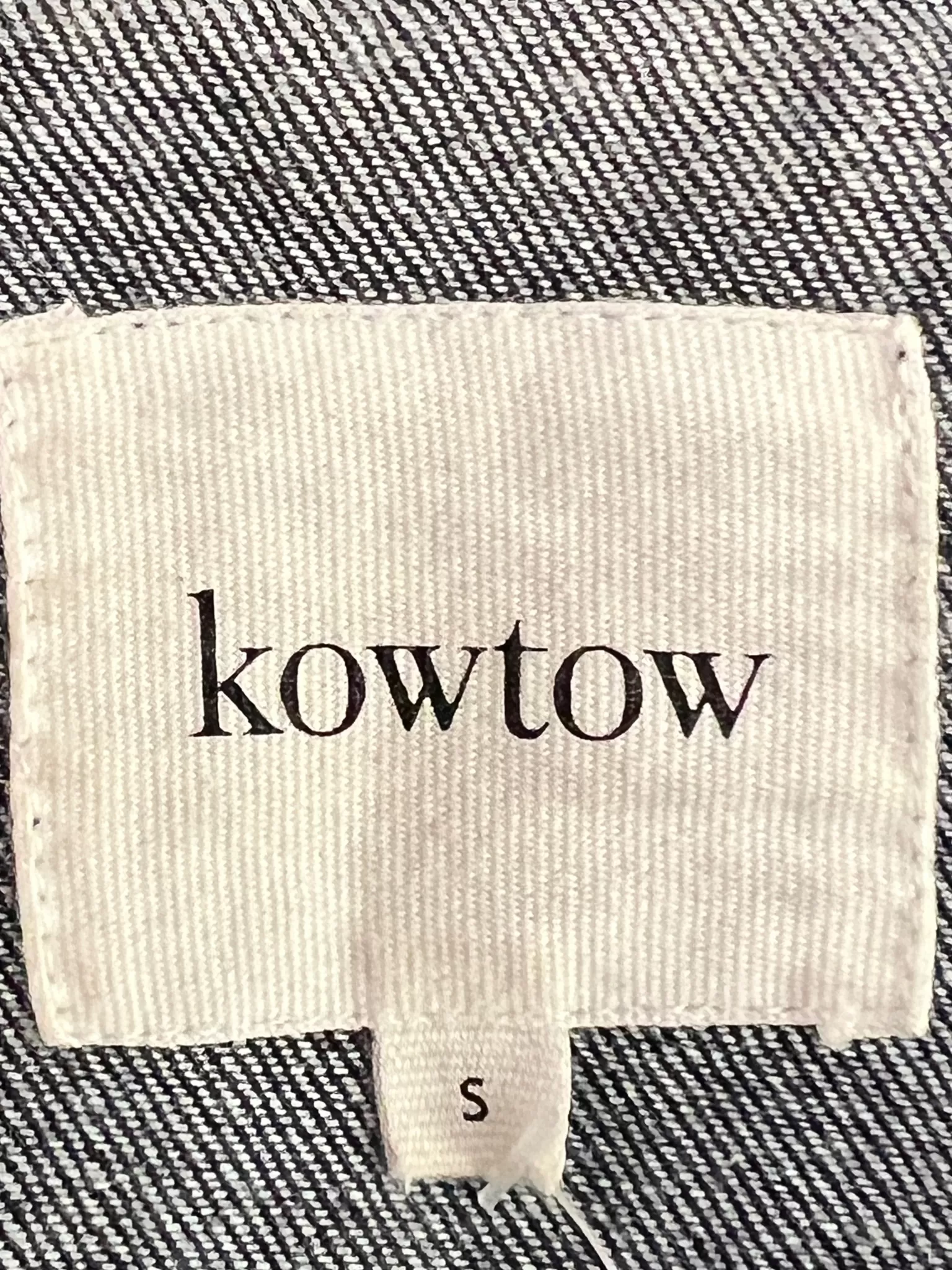 Size S - Kowtow Denim Panel Dress