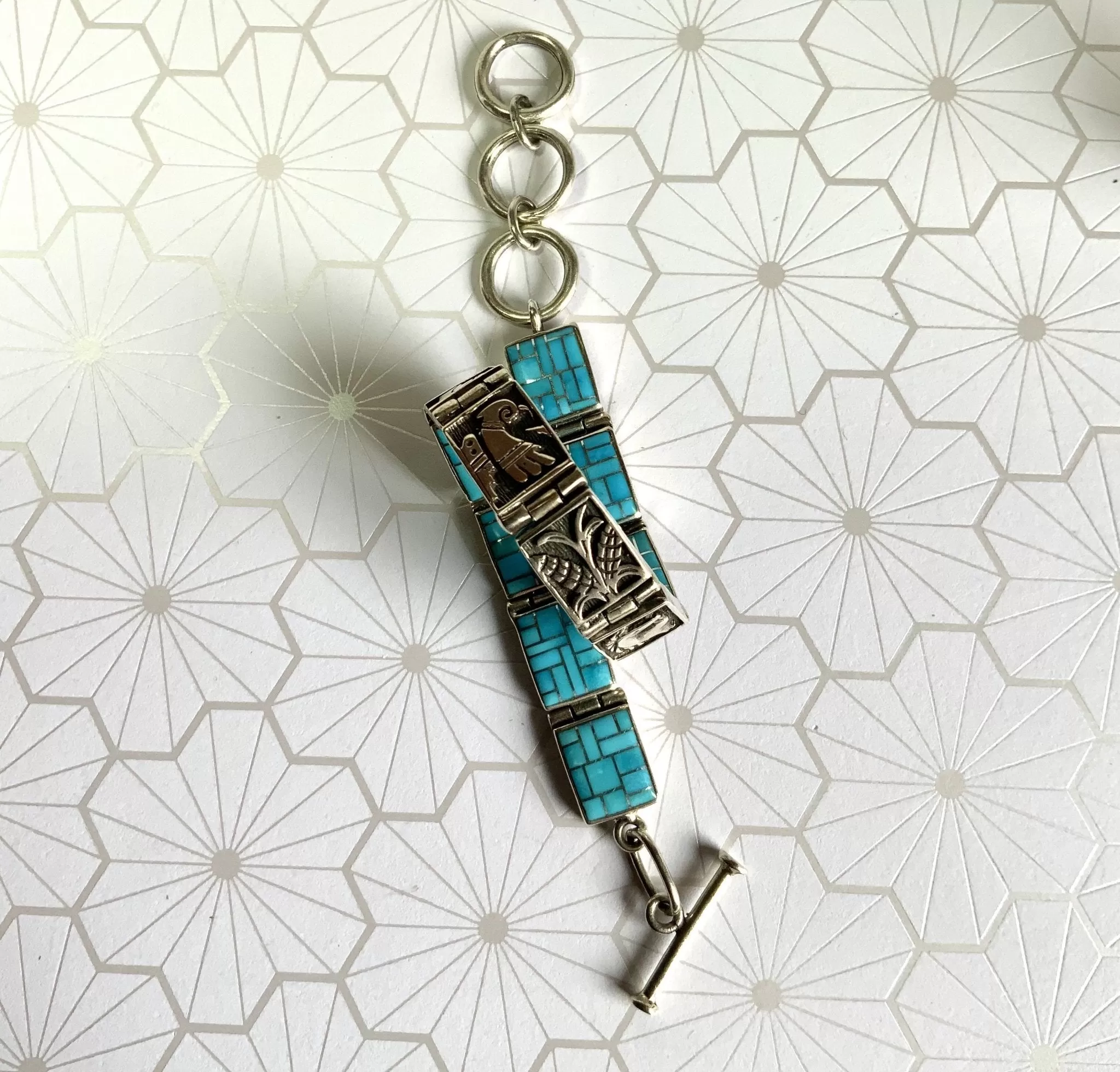 Sleeping Beauty Turquoise Double Sided Bracelet