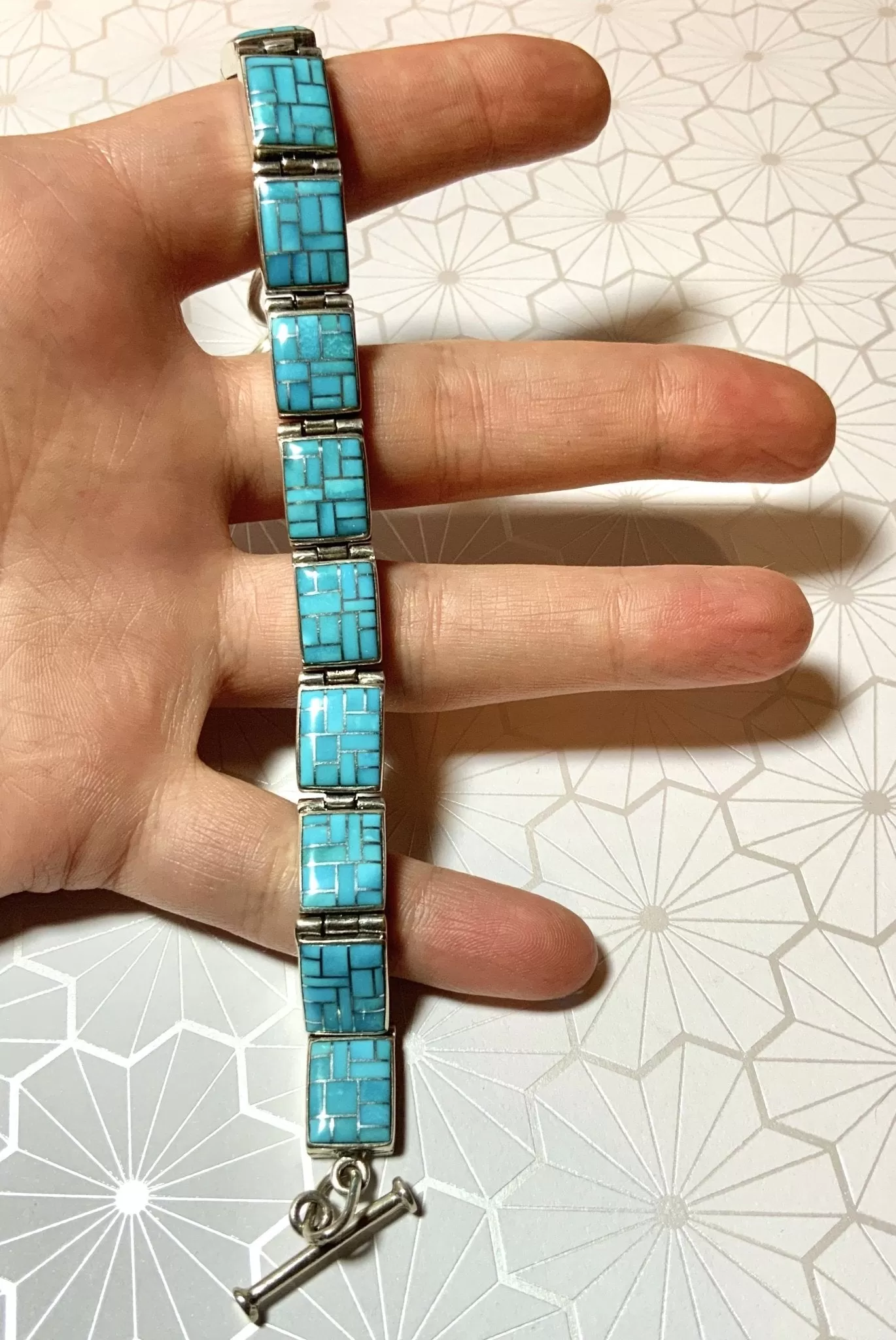 Sleeping Beauty Turquoise Double Sided Bracelet