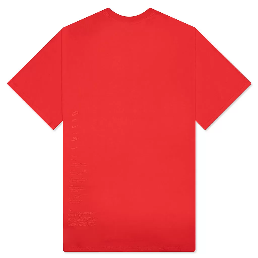 Sportswear AF1 40th Anniversary Tee - University Red