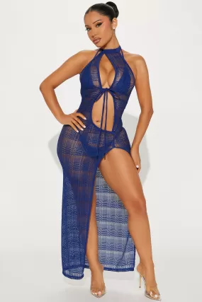 Summer's Touch Shimmer 3 Piece Bikini Set - Navy