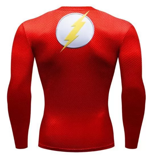 The Flash 'Classic' Premium Compression Long Sleeve Rashguard