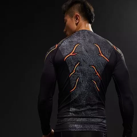 The Flash "Dark" Compression Long Sleeve Rashguard