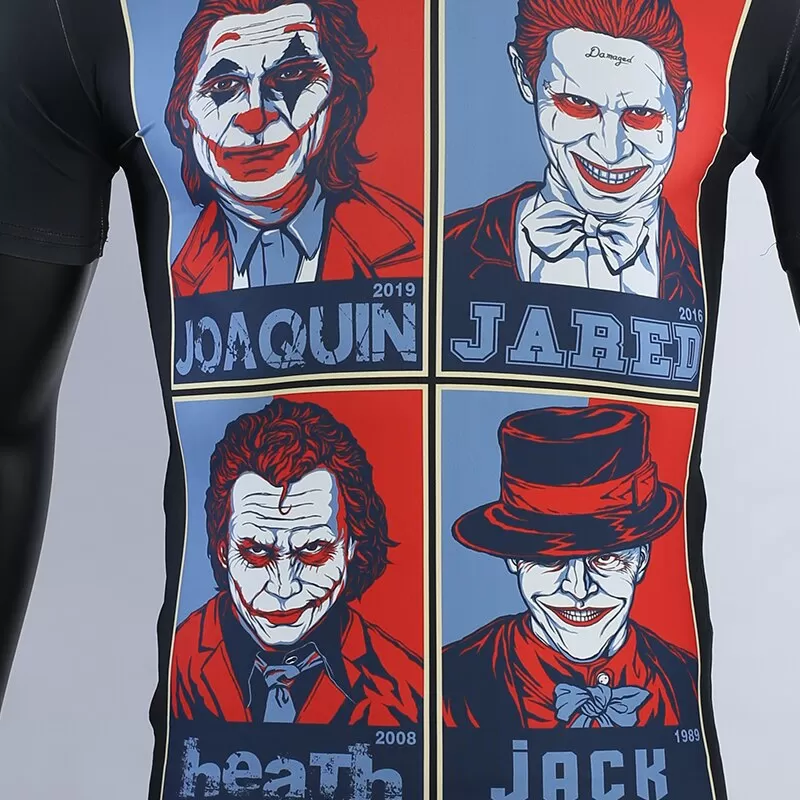 The Joker Compression 'Hope' Short Sleeve Rashguard