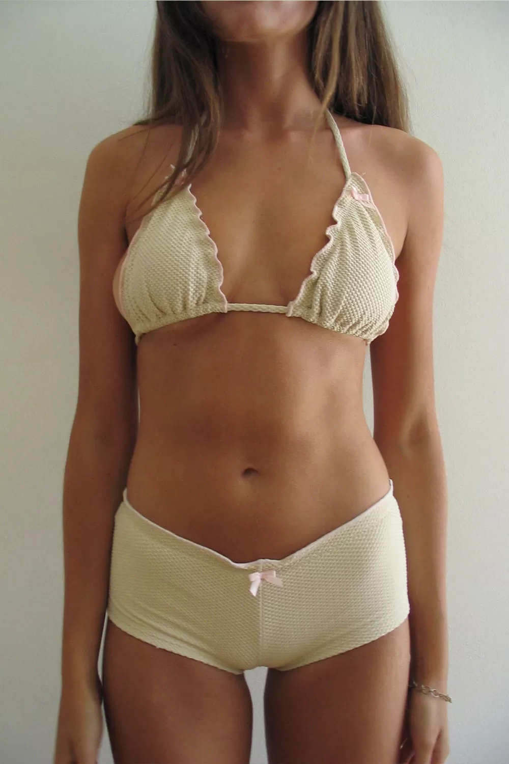 Tidal Waffle Triangle Bikini Top - Smitten