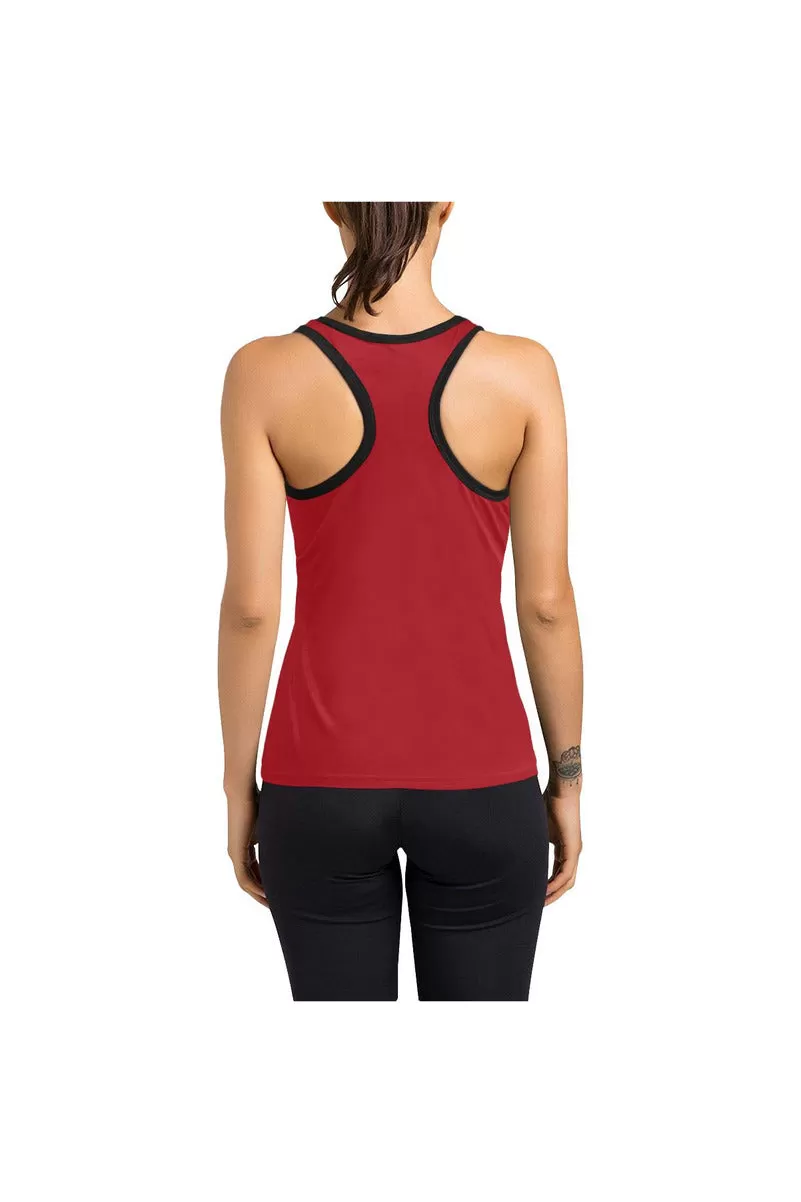 Tomato Red Women's Racerback Tank Top