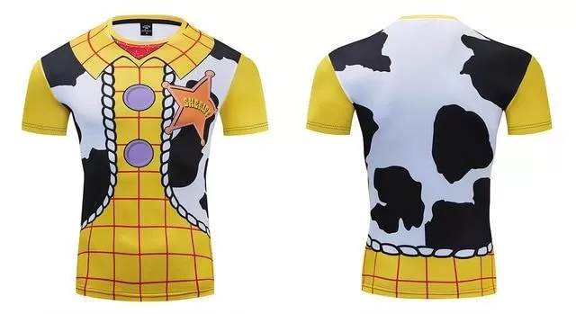 Toy Story Compression 'Woody' Premium Short Sleeve Rashguard